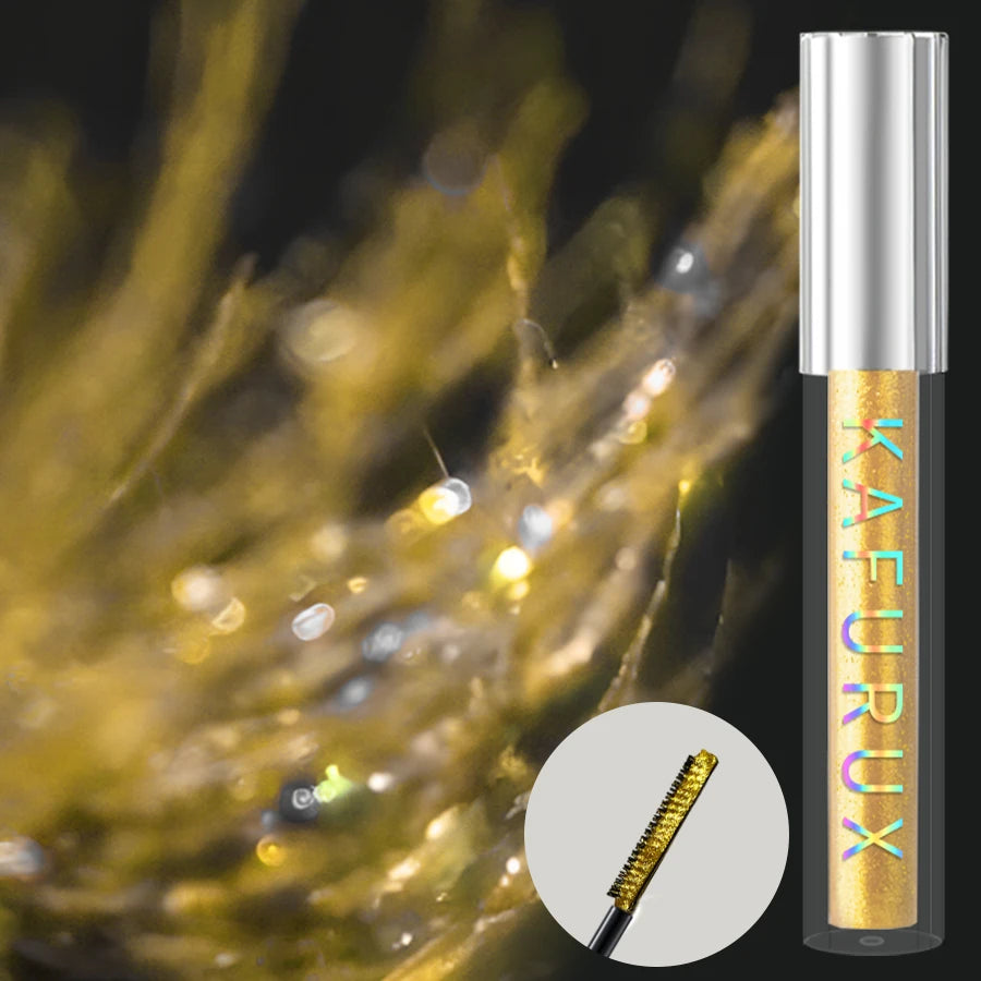 1PC Diamond Mascara Shining Sweet Proof Glitter Eyelashes