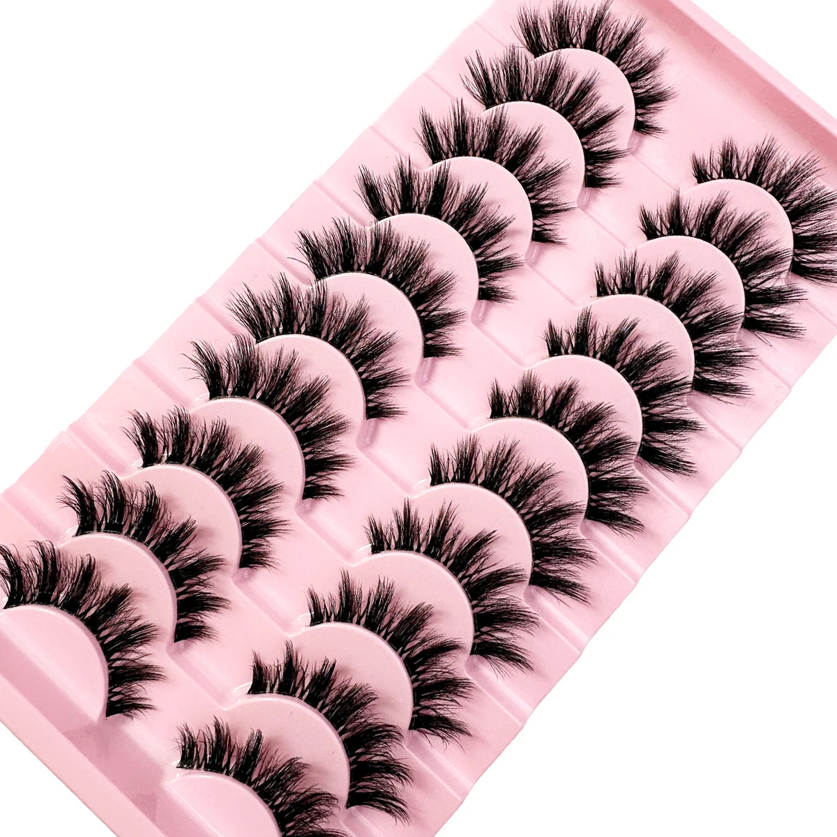 Natural Long Transparent Stem 3D Mink Eyelashes