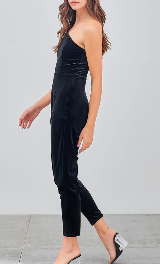 One Shoulder Jumpsuit