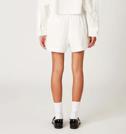 High Rise Side Slit Shorts