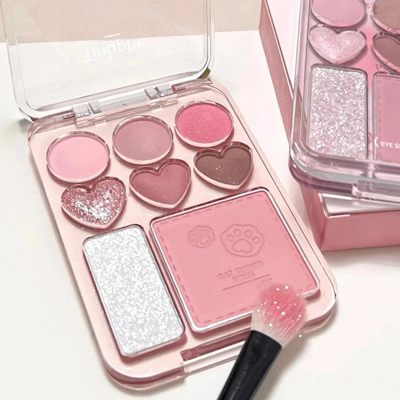 Pink Orange Eyeshadow Palette