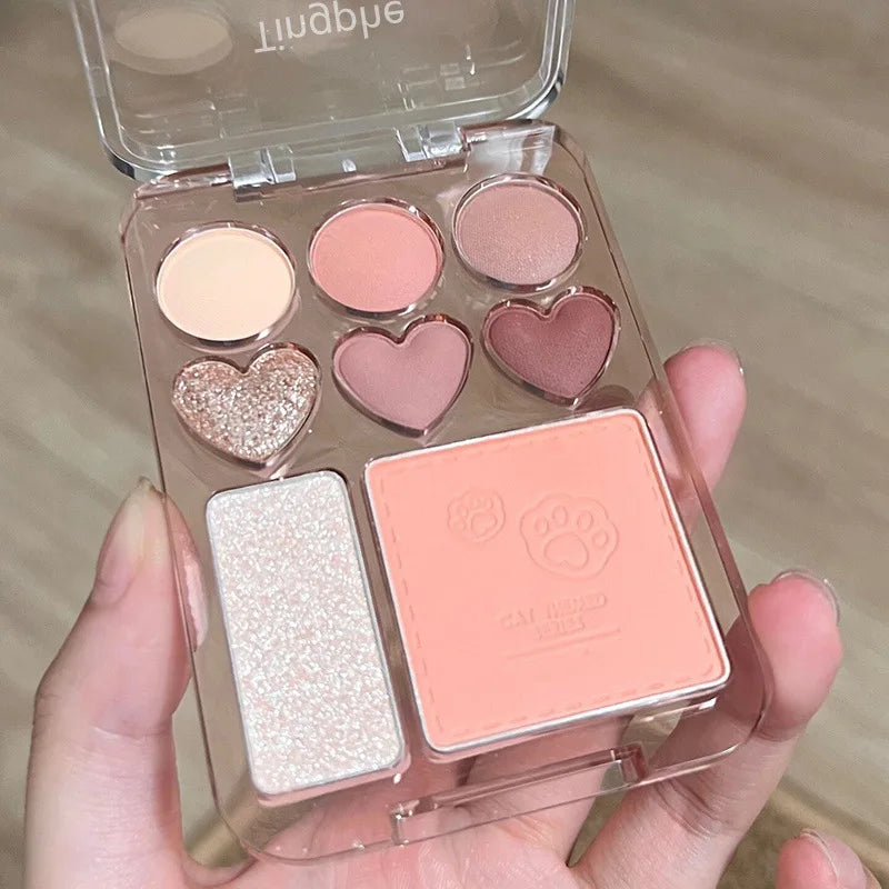 Pink Orange Eyeshadow Palette