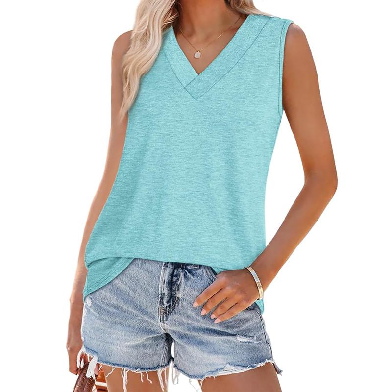 2025 Summer V Neck Trendy Tank