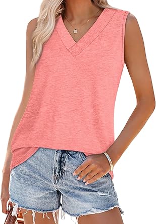 2025 Summer V Neck Trendy Tank