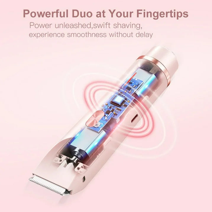 2 In 1 Body & Facial Hair Removal