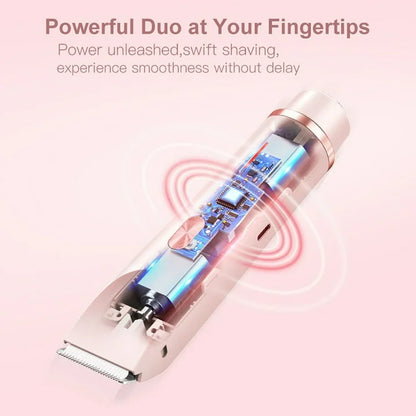 2 In 1 Body & Facial Hair Removal