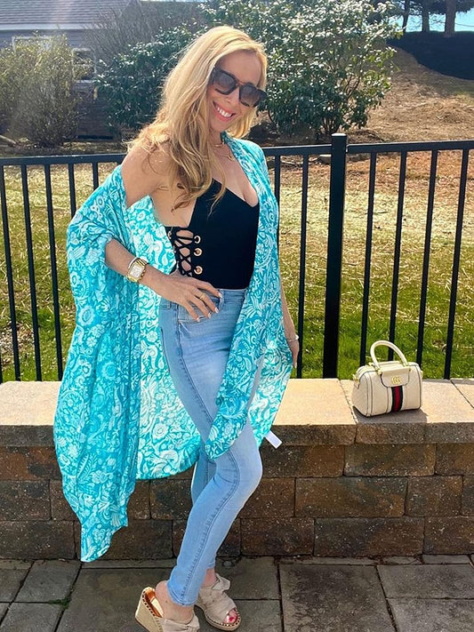 Moss Rose Women Summer Bikini Kimono Bathing Suit Cover Ups for Swimwear