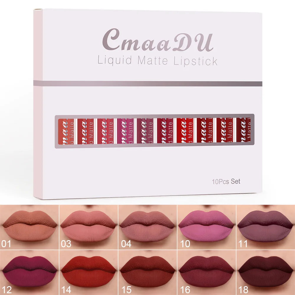 Velvet matte durable waterproof lip gloss
