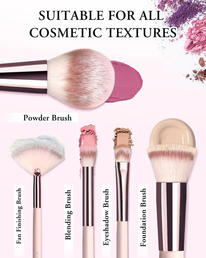 Travel Makeup Brush Set