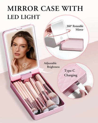 Travel Makeup Brush Set