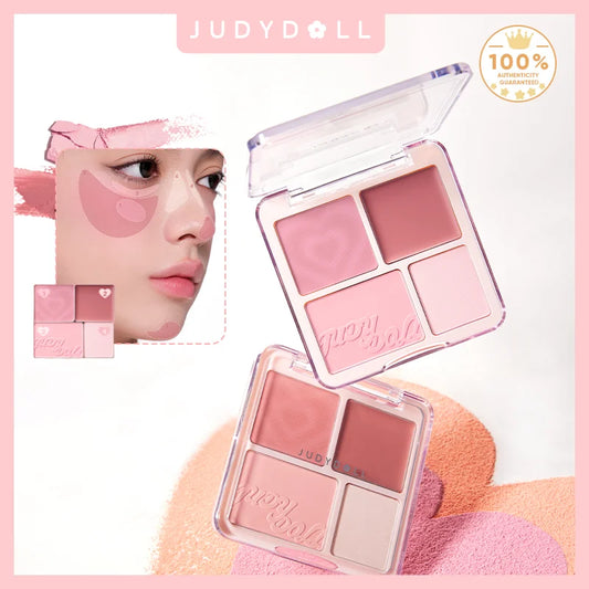 Judydoll 2-in-1 Blush & Highlighter Palette-Blush
