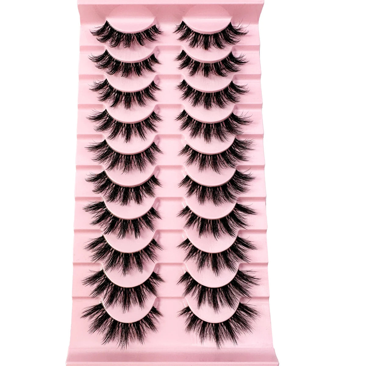 Natural Long Transparent Stem 3D Mink Eyelashes
