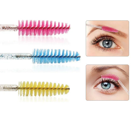 100PCS Mascara Spoolies Disposable Eyelash