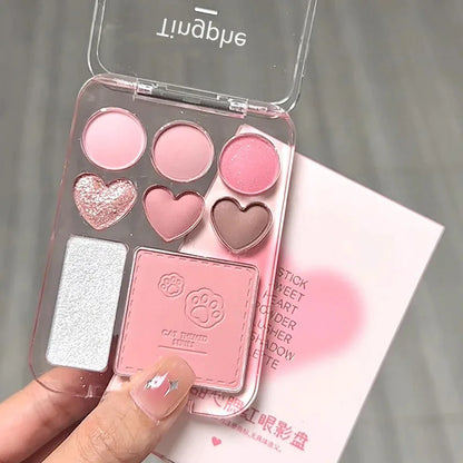 Pink Orange Eyeshadow Palette