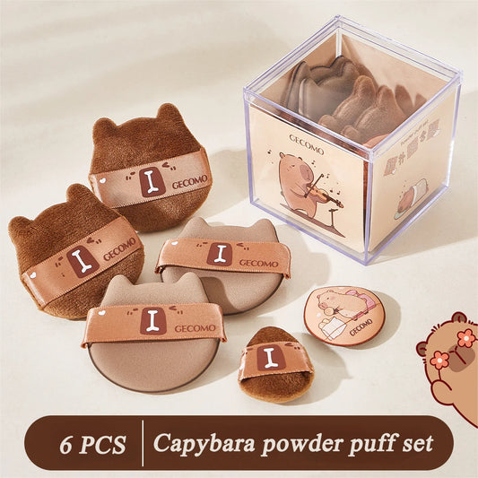 Capybara Powder puff Set