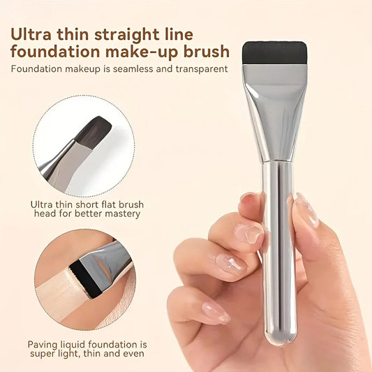 Lightweight Flat Head Brush for Seamless
