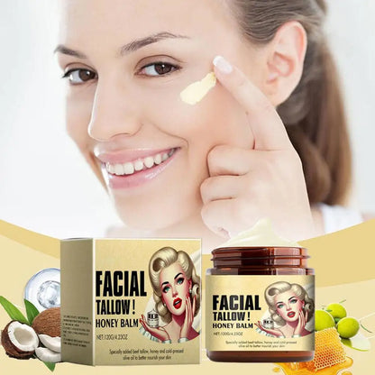 Honey Balm Moisturizing Beef Tallow Face Cream