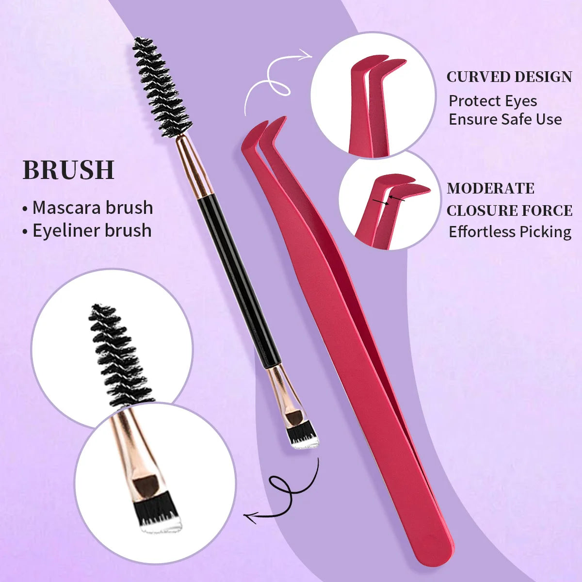 DIY Lash Extension Mix Styles Individual Lash
