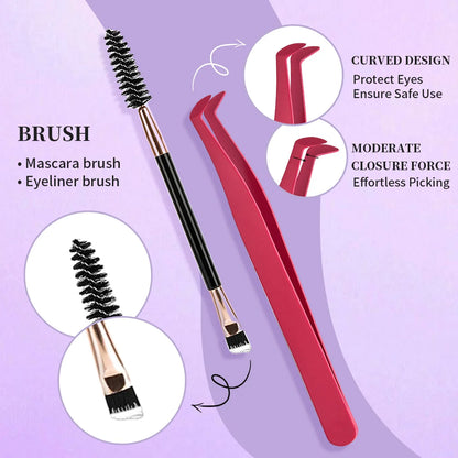 DIY Lash Extension Mix Styles Individual Lash