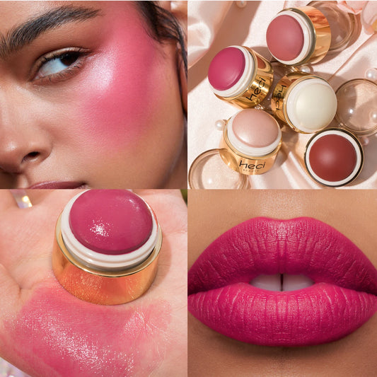 Cream blush ball