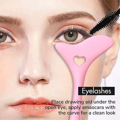 Multi-functional Eyeliner Stencil Wing Tips Silicone Eyeliner Aid Drawing Lipstick