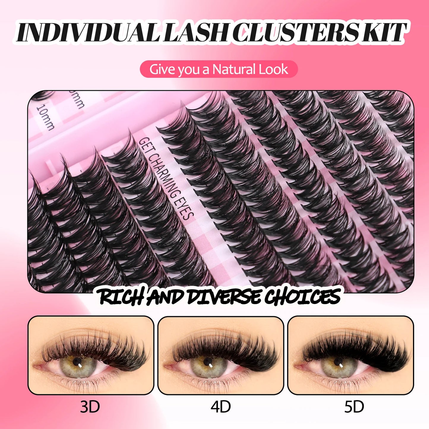 GROINNEYA DIY Lash Clusters Set