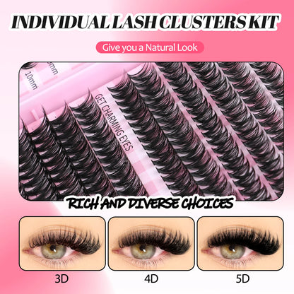 GROINNEYA DIY Lash Clusters Set