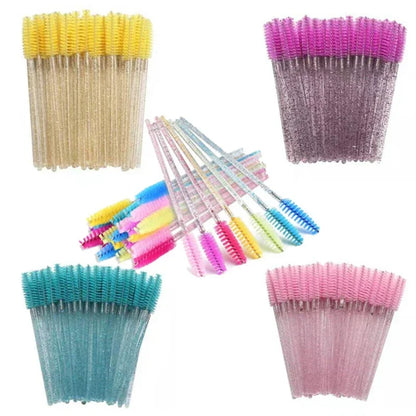 100PCS Mascara Spoolies Disposable Eyelash