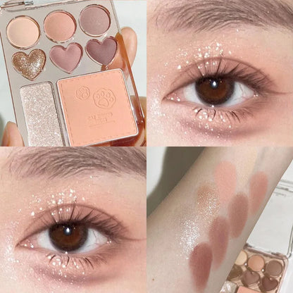 Pink Orange Eyeshadow Palette