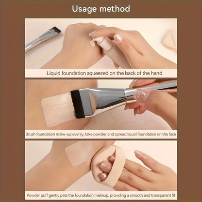 Lightweight Flat Head Brush for Seamless