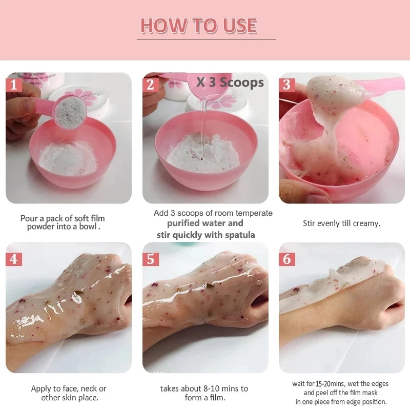 Crystal Collagen Facial Jelly Mask for Face