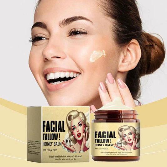 Honey Balm Moisturizing Beef Tallow Face Cream