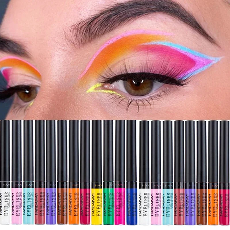 12 Colors Colorful Liquid Eyeliner Pencil