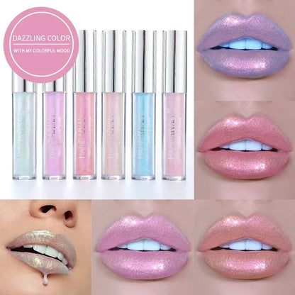 Mermaid Pigment Longlasting Glitter Lipgloss