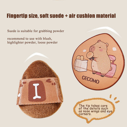 Capybara Powder puff Set