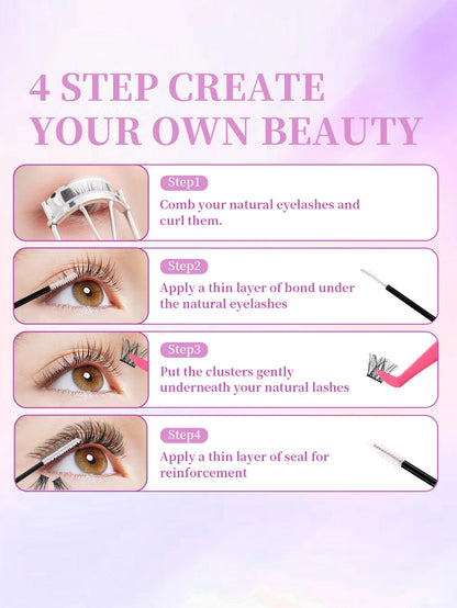 Eyelash Glue and Seal for Eyelash Clusters Strong Fixed Eyelash
