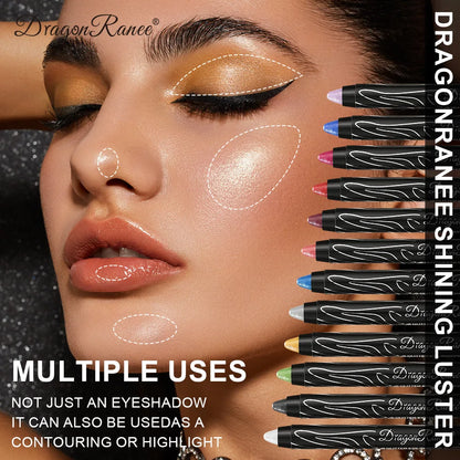 12 Colors Long-lasting Glitter Eyeshadow Pencil