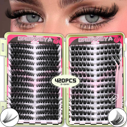 Natural Look Wispy Thick False Eyelashes