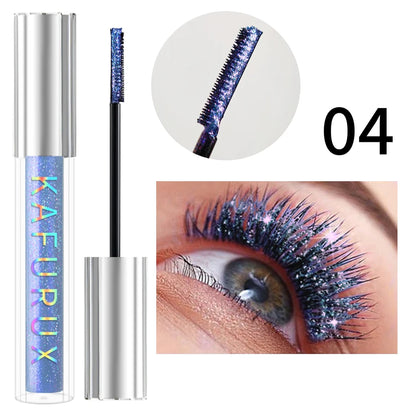 1PC Diamond Mascara Shining Sweet Proof Glitter Eyelashes