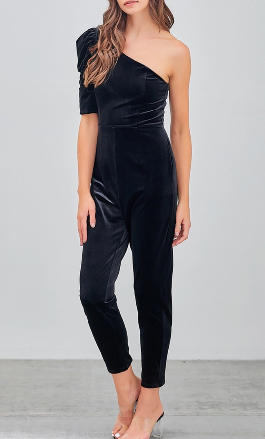 One Shoulder Jumpsuit