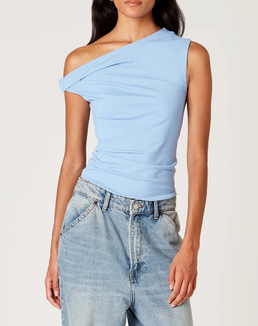 Asymmetrical One Shoulder Top