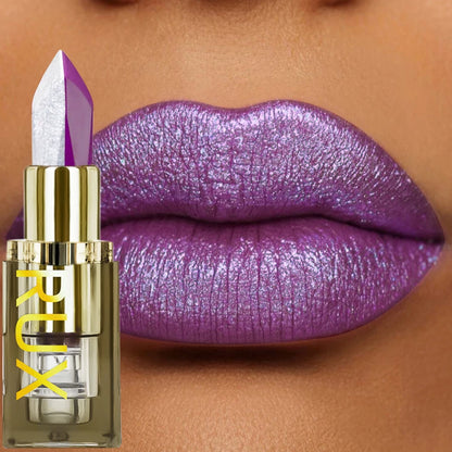 Purple Glitter Two-tone Lipstick Red Rose Moisturizing Lipsticks