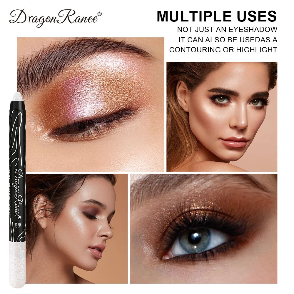 12 Colors Long-lasting Glitter Eyeshadow Pencil