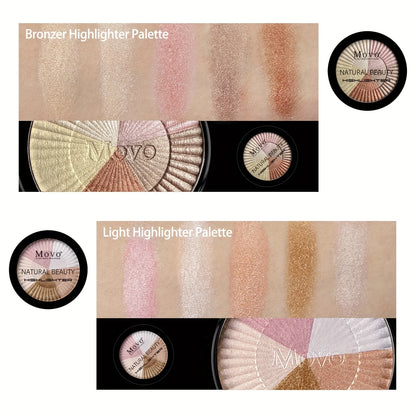 5 Colors Highlighter Powder Makeup Palette