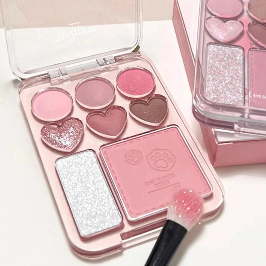 Pink Orange Eyeshadow Palette