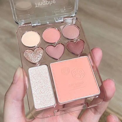 Pink Orange Eyeshadow Palette
