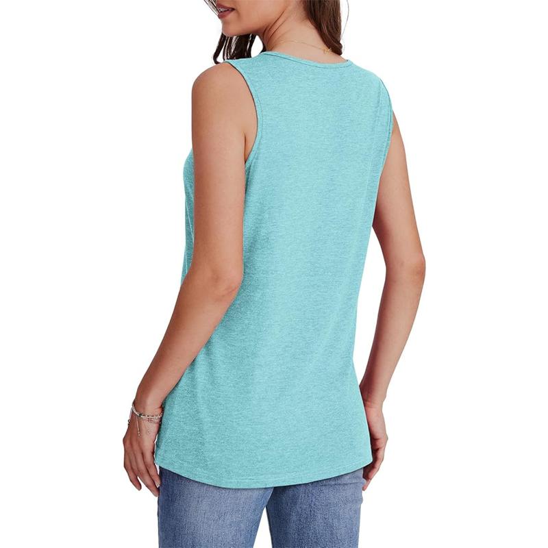 2025 Summer V Neck Trendy Tank